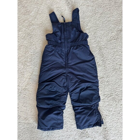 L.L.Bean Kids Navy Blue Insulated Snow Bib Ski Pants 4T - Picture 1 of 9